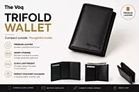 Premium Genuine Leather Trifold Wallet for Men TF-1