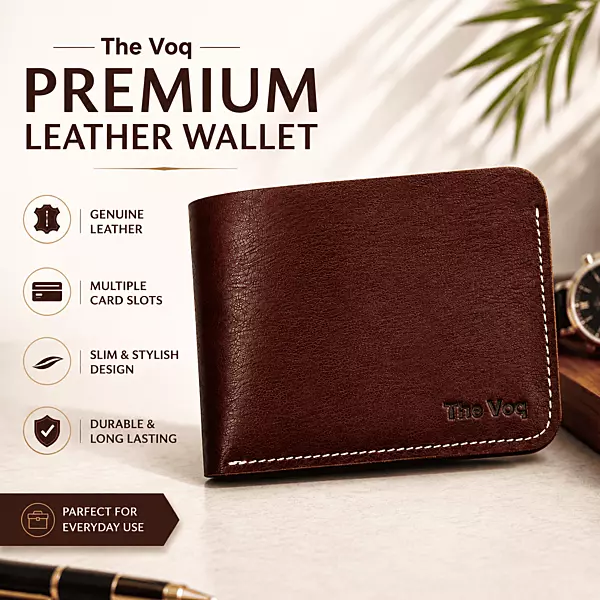 Premium Genuine Leather Slim Wallet for Men L-2