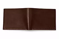 Brown Leather Men’s Wallet – Slim Bifold Classic Casual Wallet R-1