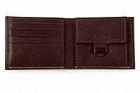 Brown Leather Men’s Wallet – Slim Bifold Classic Casual Wallet R-1